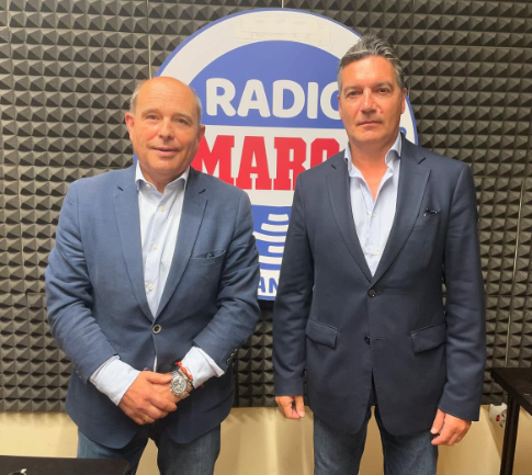 Entrevista en los estudios de Marca Granada en su programa «Directo Marca Granada»